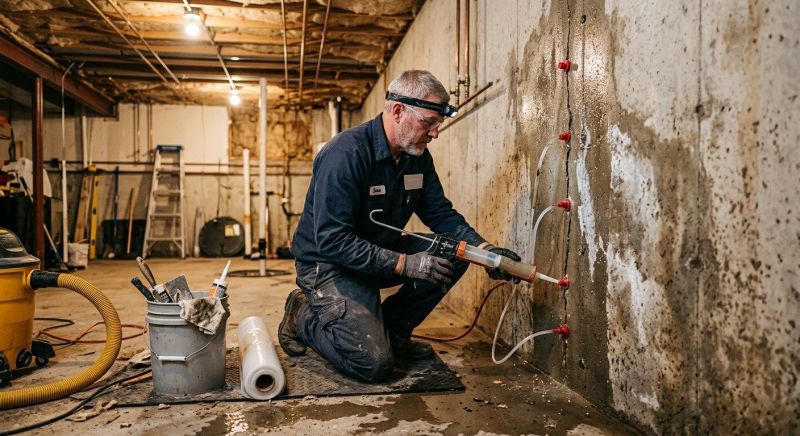 Cellar Waterproofing in Greenville, SC