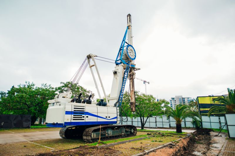 Heavy Equipment for Pile Installation